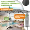 KESSER® Sonnenschirm Doppelsonnenschirm 4,6m x 2,7m | Produktbild-Vorschau 4