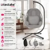 závěsné křeslo tectake® Anika včetně ochranného krytu, 100 Náhled obrázku produktu 3