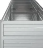 vidaXL Garten-Hochbeet 160x40x77 cm Verzinkter Stahl Silber Produktbild-Vorschau 6