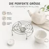 Testrut Stövchen Verschromt ca. 17 cm, Rund Produktbild-Vorschau 5