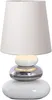 Näve 3045323 Stoff-Tischleuchte ; Farbe: Weiß / Chrom Produktbild-Vorschau 4