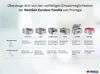 A comparison chart of different Eurobox models from Proregal, showcasing their features and product variants. Produktbild-Vorschau