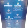 Close-up of the features and specifications of a tower fan written in English and German on a blue background. Produktbild-Vorschau