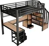 Letto a castello Flieks 90x200 cm con scrivania, letto per Anteprima dell’immagine prodotto 12