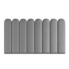 A row of gray upholstered panels against a white background. Anteprima dell’immagine prodotto