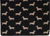 Cawö Decke We Love Dogs Dackel Schwarz Beige (150x200cm) Produktbild-Vorschau 7