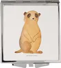 Mr. & Mrs. Panda Kosmetikspiegel Erdmännchen - Weiß - Produktbild-Vorschau 1