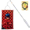 Laternen-Set Zuglaterne Lampion Miraculous +  LED weißer Produktbild-Vorschau 1