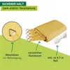 Sonnensegel Rechteck, 2x3m, gelb, wasserabweisend Produktbild-Vorschau 3