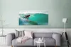 MuchoWow® Poster Surfen auf den Wellen 120x60 cm - Bild Produktbild-Vorschau 5