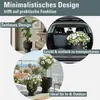 Bloempot met antraciet vulmateriaal, model MILLY Productafbeelding-voorbeeld 3