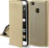 A gold flip case for a smartphone is shown, with the phone inside and the case open. Produktbild-Vorschau