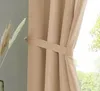 2er Set Vorhänge Schal Ösen »Berlin« HxB 145x140 cm Sand Produktbild-Vorschau 3