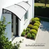tectake® Vordach in Bogenform 300 x 93 cm Produktbild-Vorschau 7