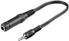 Goobay 50470 Adaptateur pour casque, 3,5 mm mâle à 6,35 mm Voir les images du produit 1