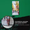 Leinwand Wanduhr Wandkunst Uhr Geräuschlos Kunstdruck 30x60 Produktbild-Vorschau 5