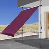 Klemmmarkise 200x130cm Bordeaux Balkonmarkise Sonnenschutz Produktbild-Vorschau 2