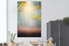 MuchoWow® Poster Wald - Nebel - Herbst 120x180 cm - Produktbild-Vorschau 2