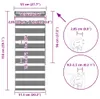 vidaXL Dvojitá roleta Bílá 55x150 cm Šířka látky 50,9 cm Náhled obrázku produktu 7