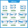12 Stück Glas Lebensmittelbehälter + 5 Sauce Produktbild-Vorschau 5