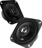 Two black car speakers are shown against a white background. Podgląd zdjęcia produktu