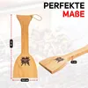 Škrabka na čištění grilů, dřevěná, s drážkami, čistič na Náhled obrázku produktu 5