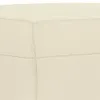 Tabouret de pied Crème 60x50x41 cm similicuir Voir les images du produit 5