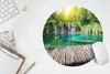 MuchoWow® Mauspad Mousepad Brücke - Wasserfall - Natur Produktbild-Vorschau 5