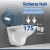 WENKO Premium WC SITZ SAMOS Slate Absenkautomatik Klo Produktbild-Vorschau 2