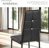 Lot de chaises avec strass - noir, Lot de 4 Voir les images du produit 5