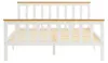 Homestyle4u Holzbett 140x200 Weiß Doppelbett Lattenrost Produktbild-Vorschau 17