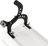 A close-up view of a black metal bracket attached to a white heating element. Náhľad obrázku produktu