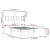 vidaXL Massivholzbett 200x200 cm -  Betten & Bettgestelle Produktbild-Vorschau 7