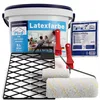 Plid Latexfarbe + Anstrichset 5 L Weiß Satin – Abwaschbare Produktbild-Vorschau 1
