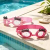 Schwimmbrille für Kinder mit Wimpern, wasserdicht, kein Produktbild-Vorschau 2