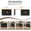 Flieks Drehbarer Bartisch mit Sideboard, Ausziehbarer Produktbild-Vorschau 7
