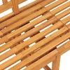 Gartenbank 3-Sitzer mit Tisch 150 cm Massivholz Teak Produktbild-Vorschau 6