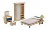PlanToys Orchard Puppenmöbel Set Schlafzimmer Produktbild-Vorschau 1