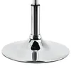 Close-up of the chrome base of a stool or chair. Podgląd zdjęcia produktu