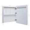 zrkadlová skrinka LED vidaXL 68x9x80 cm Náhľad obrázku produktu 7