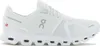 A white ON Running Cloud 6 sneaker shown from the side. Náhled obrázku produktu