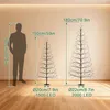 LZQ Künstlicher Weihnachtsbaum 150 cm mit 1500 kaltweißen Produktbild-Vorschau 5