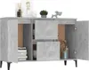 vidaXL Sideboard Betongrau 102x35x70 cm Holzwerkstoff Produktbild-Vorschau 3