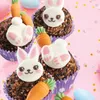 8 Hasen Dekore aus feinem Zuckerguß, Hase, Karotte und Produktbild-Vorschau 2