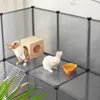 SONGMICS Klec pro malá zvířata, dvoupatrová s kovovými Náhled obrázku produktu 8