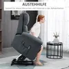 HOMCOM Sessel mit Aufstehhilfe, Relaxsessel, Massagesessel Produktbild-Vorschau 4