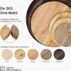LAMO Manufaktur Tischplatte rund 90 cm aus Naturholz | Produktbild-Vorschau 3