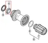 SHIMANO Kugelring für FH-M810 3/16\" Kugelring - 16\". Produktbild-Vorschau 2