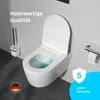 AM.PM Func – AquaSpin wandtoilet met spoelrandloos ontwerp Productafbeelding-voorbeeld 2