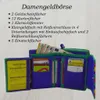flevado Multifarben Damen Geldbörse Echt Leder knallig bunt Produktbild-Vorschau 3